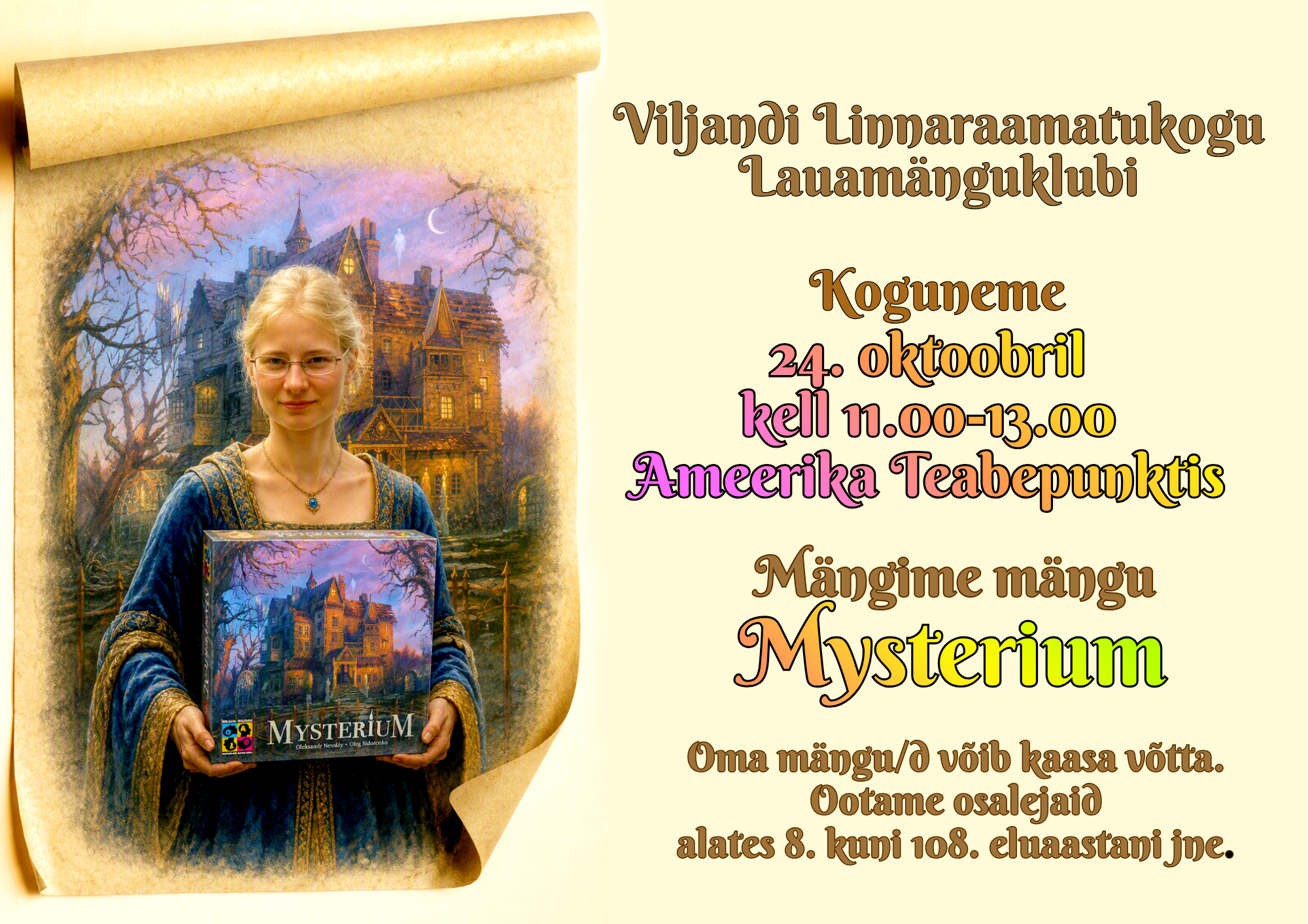 Lauamänguklubi oktoober 2026
